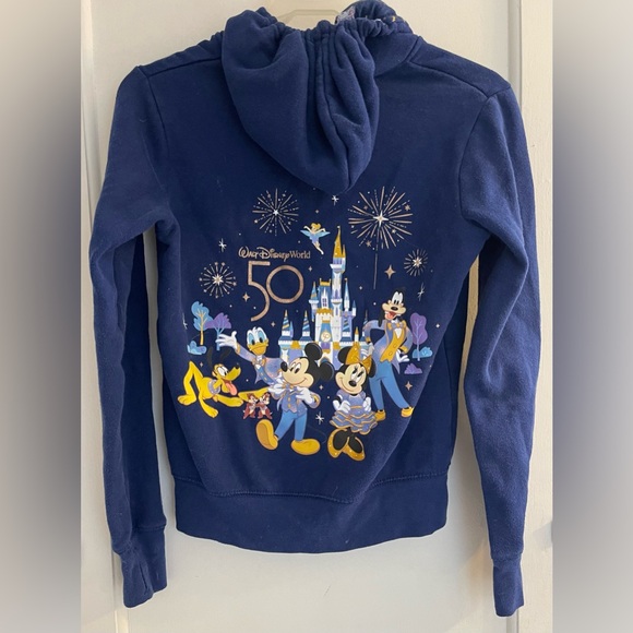 Disney Mickey Mouse and Friends Full Zip Hoodie 50th Anniversary Size XS - Picture 2 of 6